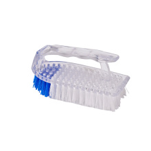 Brosse de récurage tenue dans la main en plastique de silicone adaptée aux besoins du client de cuisine de couleur